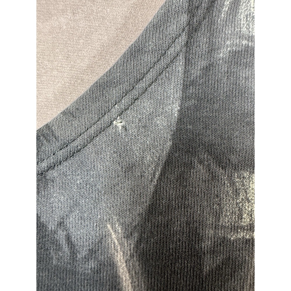 Fabletics Mens XXL Sleeveless Hoodie Vest Athletic Half Zip Marble Print - Picture 4 of 8